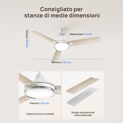 DREO Ceiling Fan 334